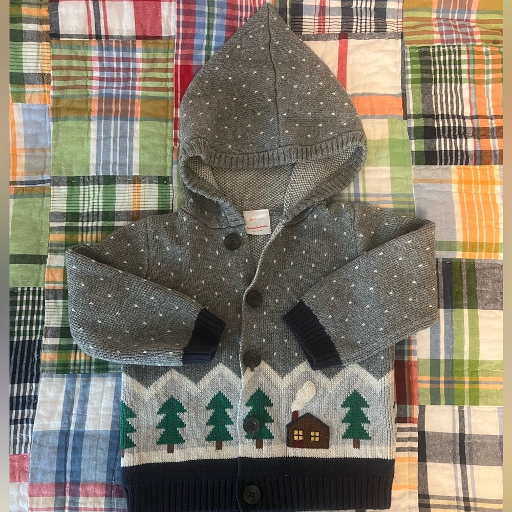 Hanna Andersson Christmas Tree Sweater 2T